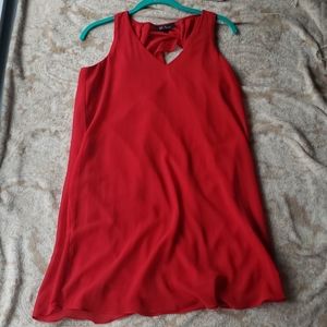 Ruffle back dress